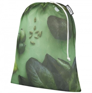 Saco de compras de sublima��o de poli�ster reciclado 30x41 cm
