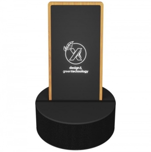 Base com coluna 2 x 3 W e carregador de indu��o de 10 W 'SCX.design W18'