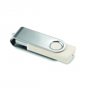TECHMATE+ USB 16GB em palha de trigo