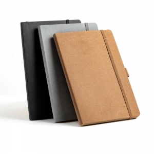 Washy Bloco A5 com capa em papel resistente � �gua e folhas kraft
