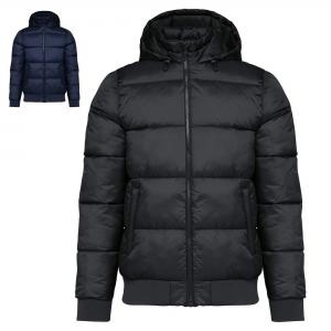 Blus�o ripstop reciclado com capuz unissexo