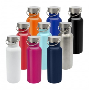 Garrafa de �gua de a�o inoxid�vel reciclado com certifica��o RCS de 500 ml 'Thor'
