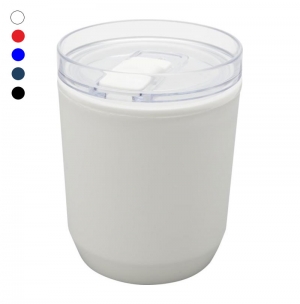 Copo t�rmico de parede dupla de pl�stico reciclado de 180 ml 'Hudson'