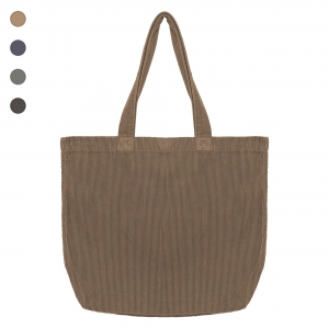 Saco eco-respons�vel em bombazine com aspecto lavado
