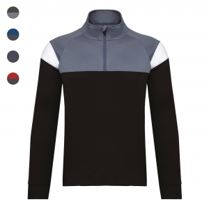 Sweatshirt 1/2 fecho de desporto de crian�a