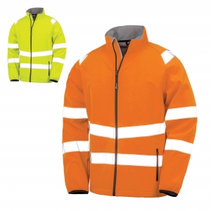 Blus�o softshell reciclado de seguran�a