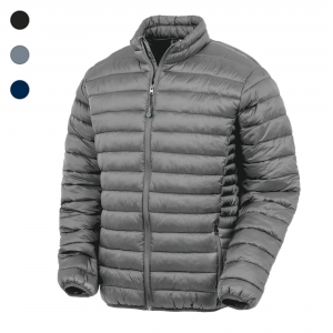 Blus�o acolchoado reciclado sem capuz