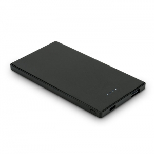 DENNING. Power bank 5'000 mAh slim em a�o inoxid�vel