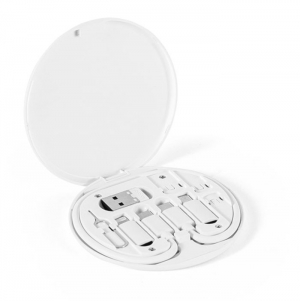 SYSTROM. Conjunto cabo e adaptadores de carregamento super r�pido em ABS reciclado (100% rABS)