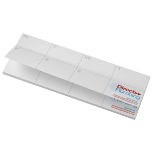 Notas adesivas recicladas com agenda impressa 'Sticky-Mate�'