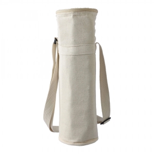 Saco t�rmico para garrafas em algod�o reciclado (270 g/m2) Eugene
