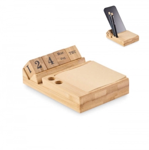 BOOTOP Calend�rio secret�ria em bambu