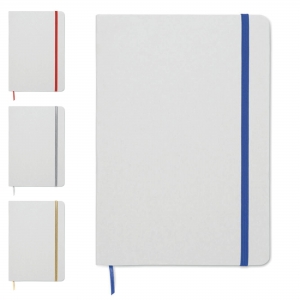 ROUTE WHITE Bloco A5 com capa de papel�o