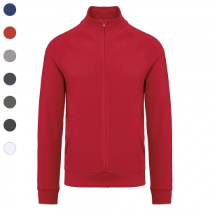 Casaco sweatshirt de algod�o com mangas raglan unissexo