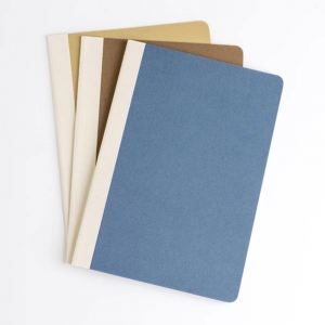Bloco A5 com capa em cart�o de fibras naturais