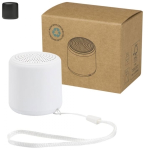 Coluna de som Bluetooth� sem fios de pl�stico reciclado de 3 W 'Velkis'