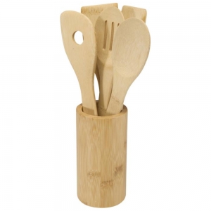 Conjunto de utens�lios de cozinha de bambu 'Tala'