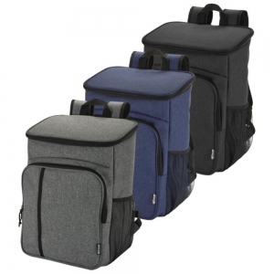 Mochila t�rmica reciclada para piquenique GRS de 20 L com conjunto de talheres 'Tundra'