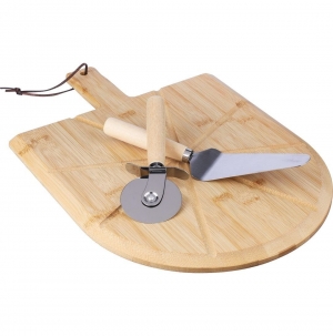 T�bua de bambu para pizza Vale