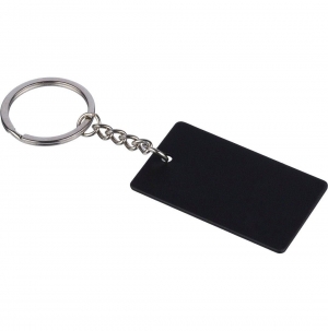 Porta-chaves retangular em a�o inoxid�vel reciclado Jax