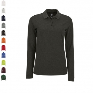 Sols Perfect Lsl Women - Polo piqu� de manga comprida para