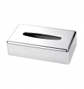 CAIXA LEN�OS RECTANGULAR CROMADA