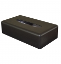 CAIXA LEN�OS RECTANGULAR PRETA