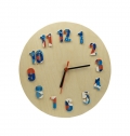 REL�GIO DE PAREDE 30CM EM MADEIRA PERSONALIZ�VEL