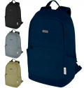 Mochila para port�til antirroubo de lona reciclada de 15,6 pol. GRS de 18L 'Joey'