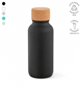 Garrafa Volga rInox 530ml. Tampa de Corti�a. Parede Simples e Herm�tica
