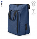 Mochila T�rmica Dublin 28L em rPET. Bolso frontal e dois laterais