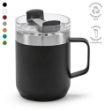 Caneca Shinano rInox 440ml. Isolamento a V�cuo e Tampa Rotativa