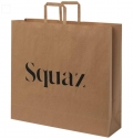 Saco de papel Kraft com al�as lisas � 49,5 x 14 x 44 cm