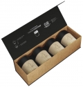 Conjunto de 4 canecas de caf� de cer�mica magn�ticas 'D06' 'SCX.design'