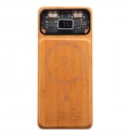 Powerbank magn�tica de madeira de 10 000 mAh e 15 W 'SCX.design P48'