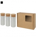Mistura de ervas para jardim de mesa, conjunto de tr�s 'Hey Pots'