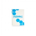BLOCO ESPIRAL A5 CAPA CART�O LAMINADO PERSONALIZ�VEL