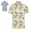 Camisa eco-respons�vel com padr�o florido de homem