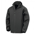 Blus�o softshell reciclado 3 camadas com capuz de homem