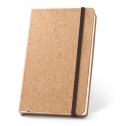 HAWKINS A5. Bloco de notas A5 em corti�a com p�ginas lisas