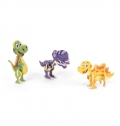 DINOSAURUS. Puzzle 3D em papel em formato de dinossauro