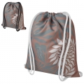 Saco com cord�o de RPET de sublima��o 'Clif'
