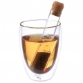 Infusor de ch� em vidro Dustin