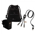 Conjunto de cabo e adaptador de 65W 'SCX.design C55'