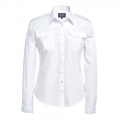 Camisa piloto de senhora de manga comprida