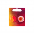 CARTELA C/2 PINS EPOXY 2X2CM PERSONALIZ�VEL