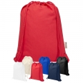 Saco com cord�o de 5 L reciclado e GRS de 180 g/m� 'Peru Blend'