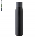 Garrafa de parede dupla em a�o inoxid�vel reciclada Cassian