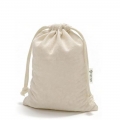 Saco pequeno com atilhos, algod�o reciclado 140g