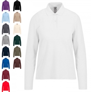 B&C My Polo 180 LSL Women - 100% Algod�o Optimium� (investin